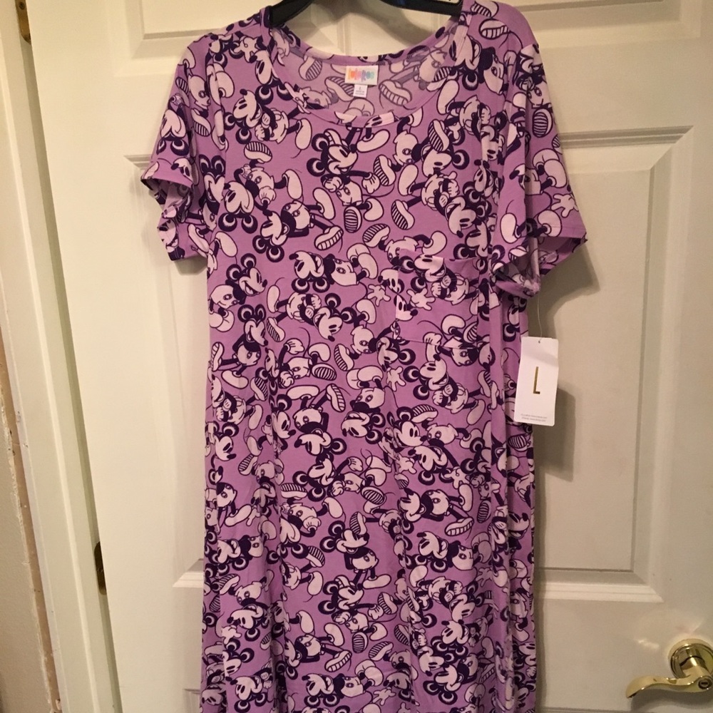 Lularoe Carly: Disney Classic Mickie L